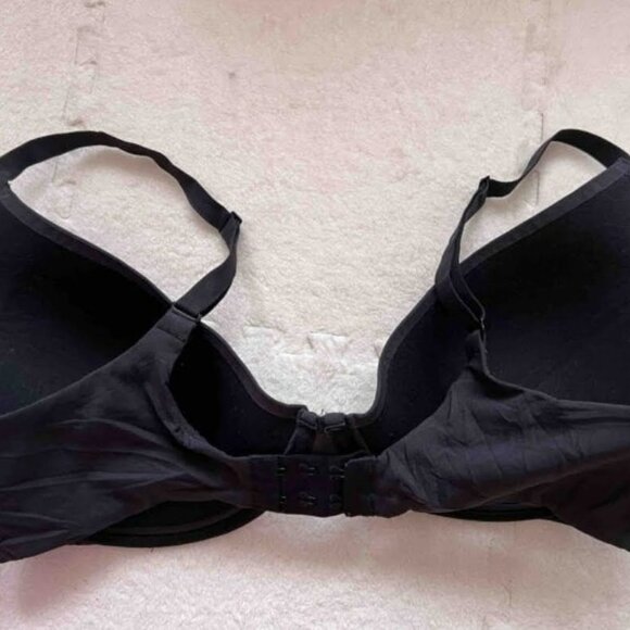 Skims Black Fits Everybody Low Plunge Bra 38DD - Picture 3 of 4